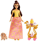 Mattel Lalka Disney Princess Bella i wózek z podwieczorkiem